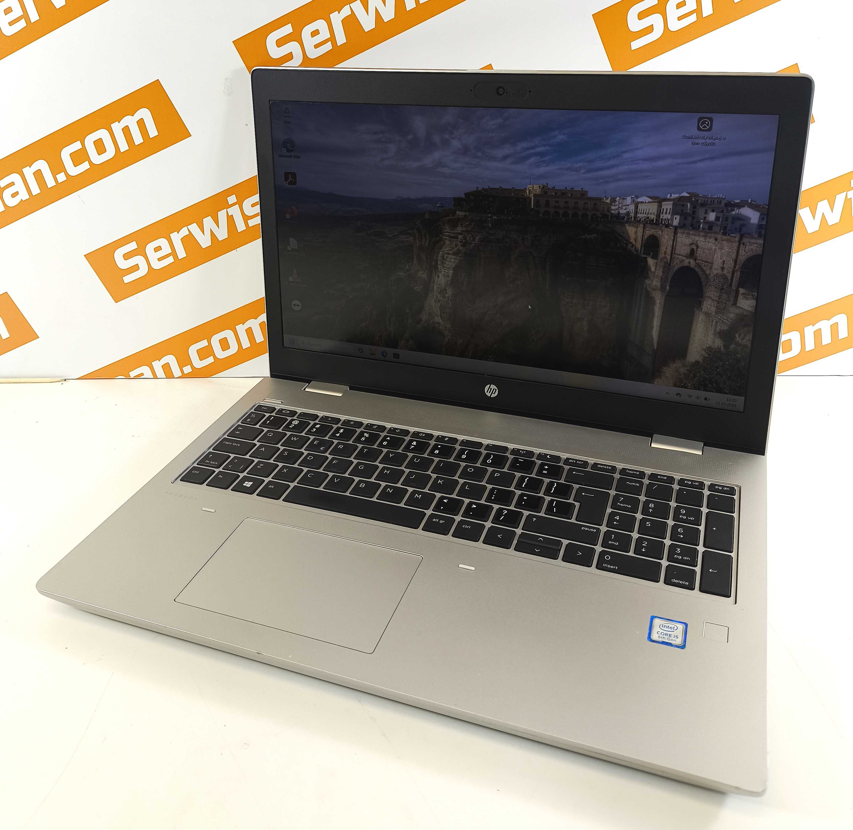 Laptop HP 15,6" Intel Core i5 8 gen. Windows 11 8/256GB FHD FV Vat 23%