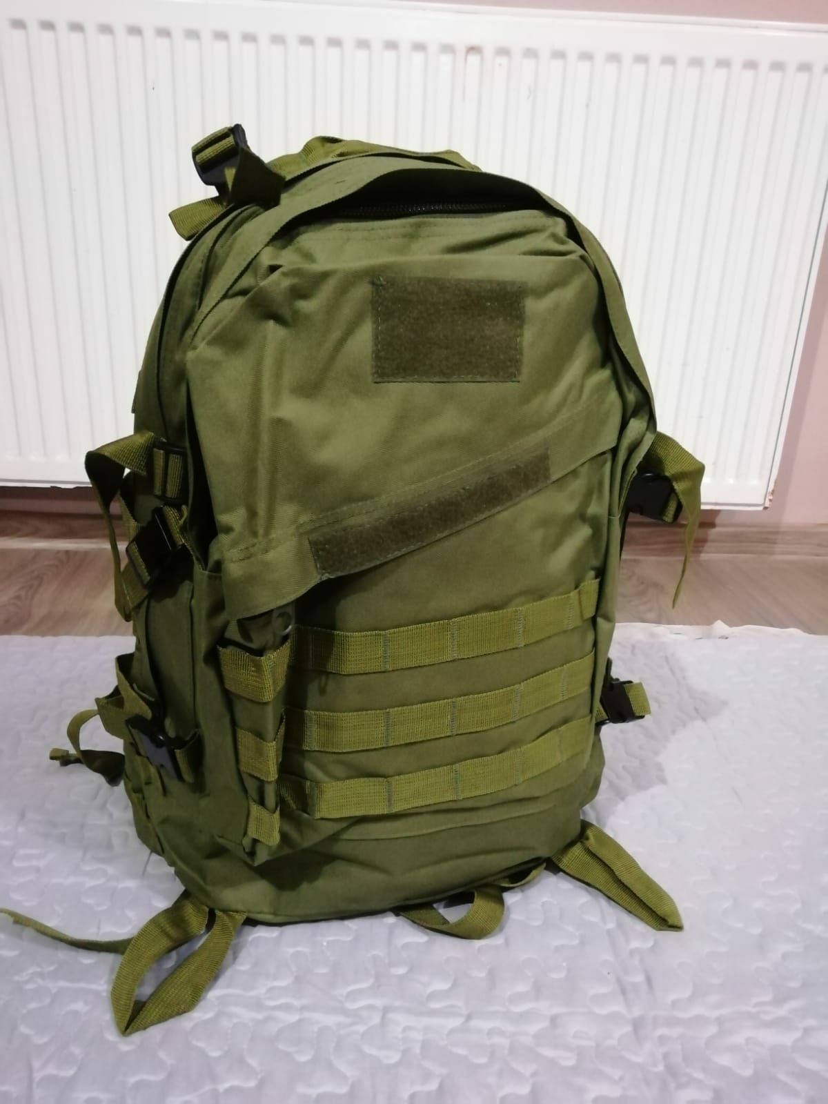Nowy duży plecak wojskowy zielony turystyczny męski damski 45l.