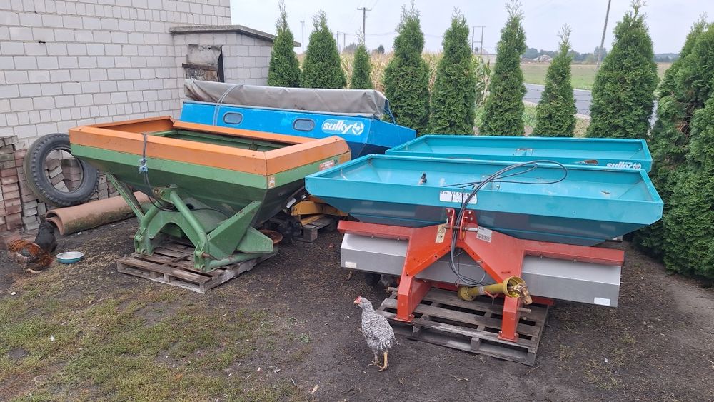 Rozsiewacz nawozów sulky dpx burel amazone zam 1501
