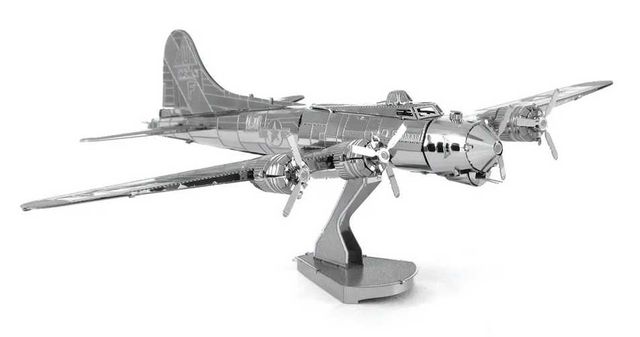 Bombowiec B-17 samolot metalowy model 3D do składania