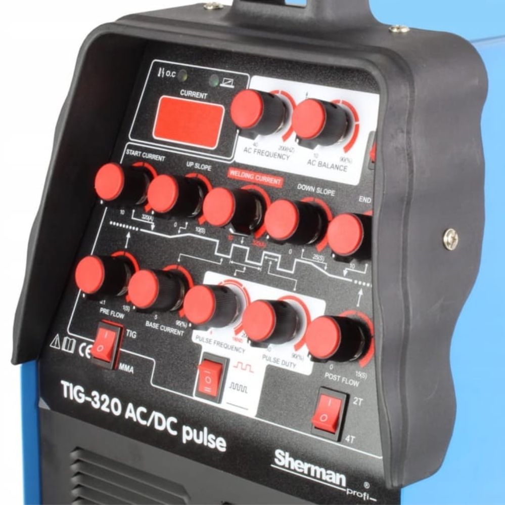 Spawarka sherman tig-320 ac/dc pluse