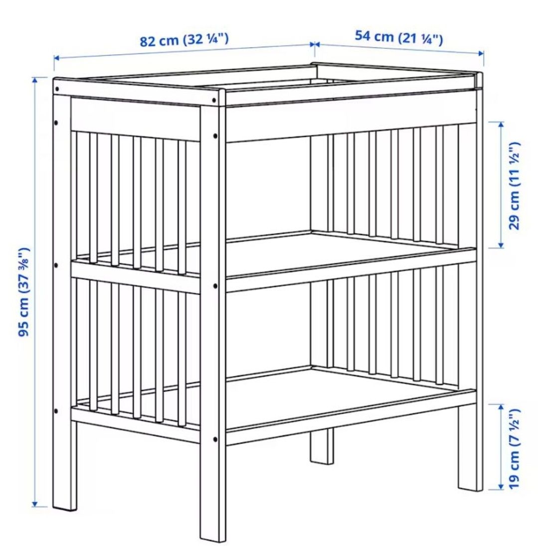 Przewijak Gulliver ikea dla dzieci niemowląt