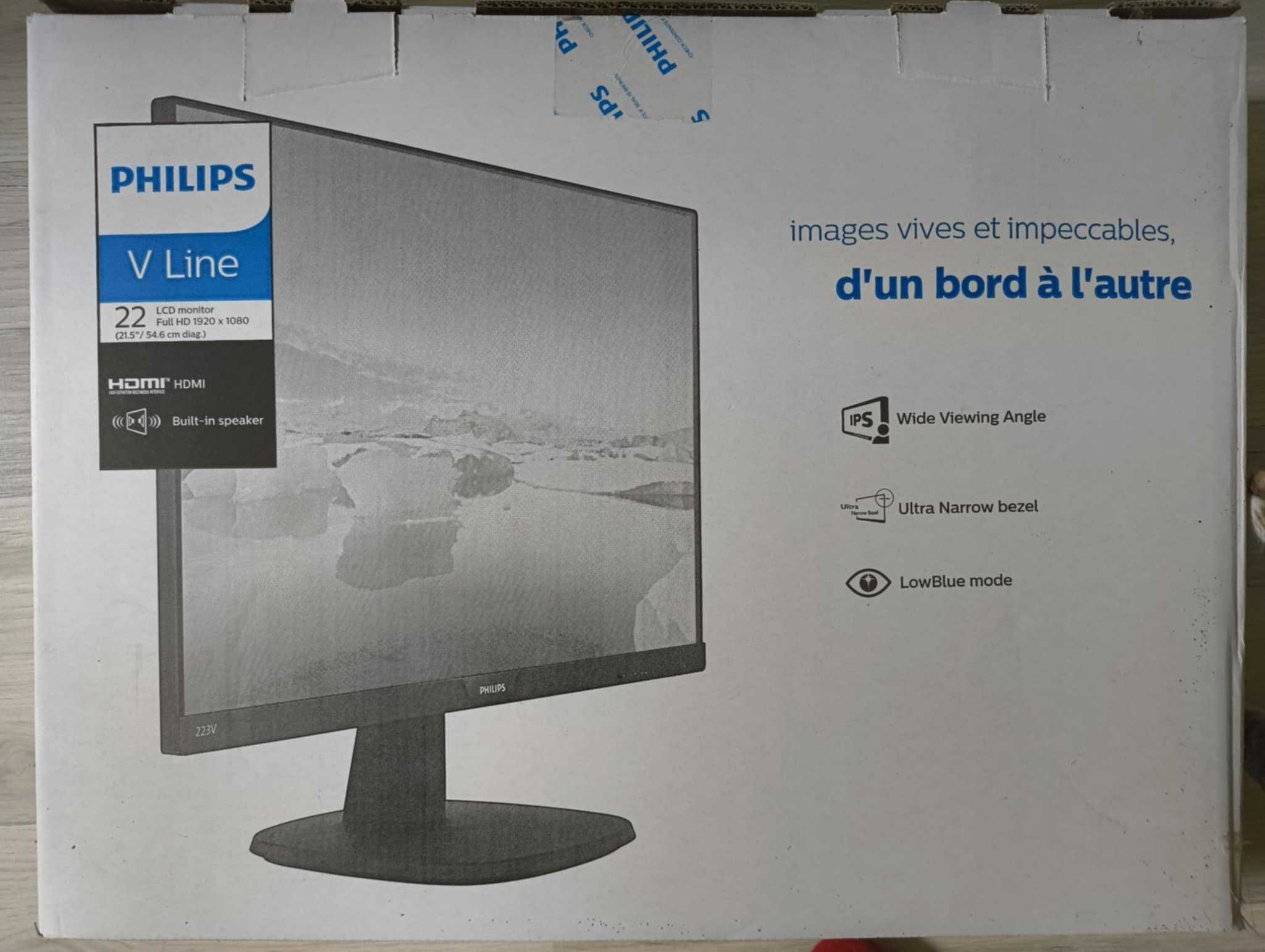 Monitor PHILIPS V-Line 22 LCD monitor FULL HD 1920 x 1080 (21,5")