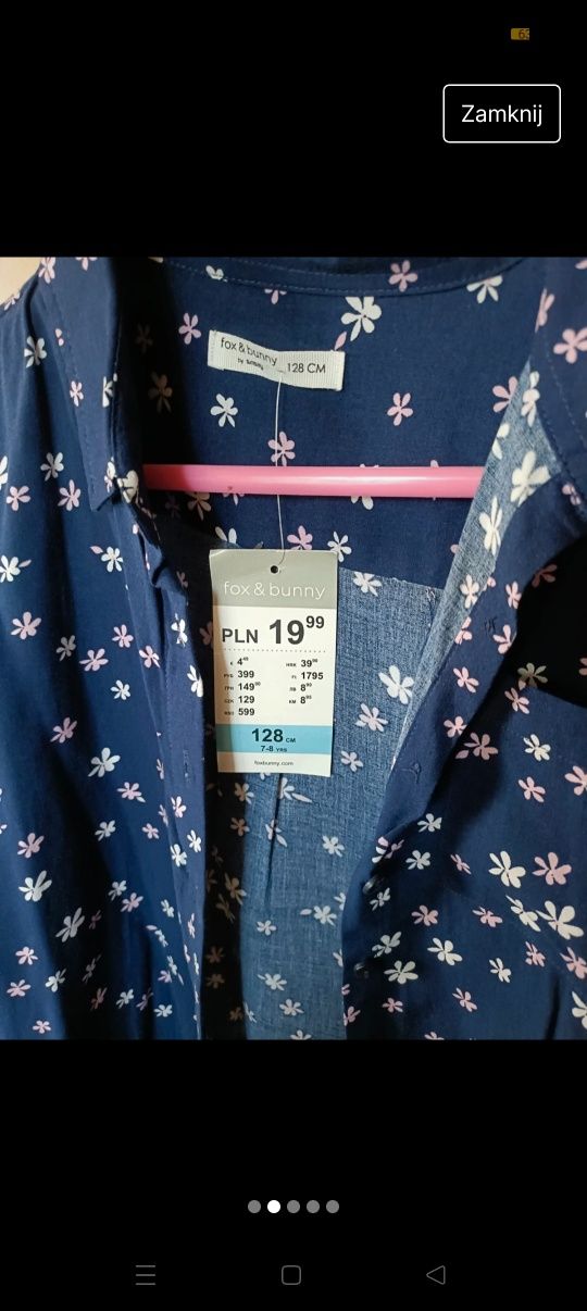 Koszula w kwiatki Sinsay