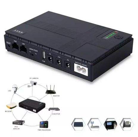 УПС/Інтернет-Powerbank (УПС) для Wi-Fi роутера ДБЖ 10400 mAh dc1018p