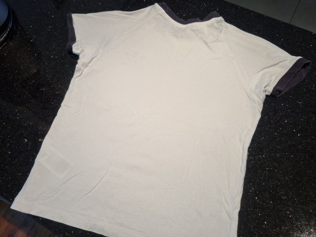 ORYGINAŁ koszulka ADIDAS 140 na wf bluzka T-shirt biała koszulka