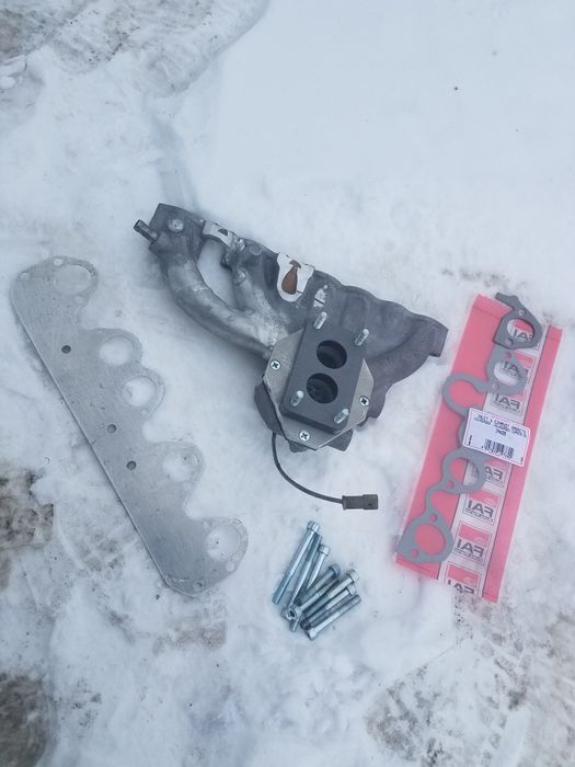 коллектор ауди 5 ц под карбюратор, переобладнання