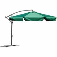 DUŻY STYLOWY parasol ogrodowy ZIELONY 6 segmentów 350cm