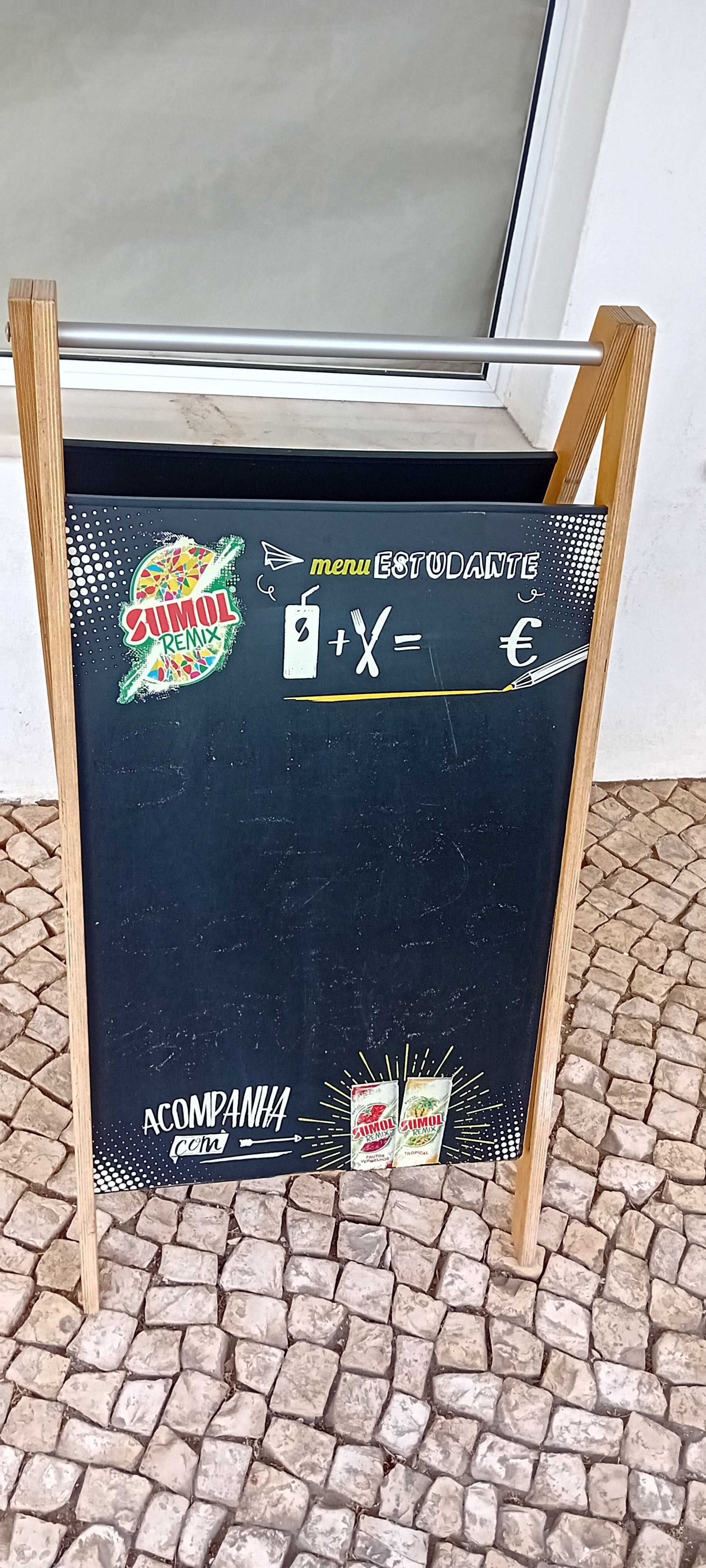 Quadro Menu  Duplo para Porta de Restaurante!
