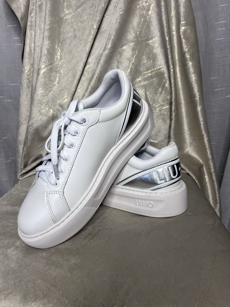 Liu Jo oryginalne adidasy damskie na platformir białe 37