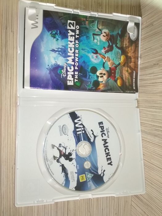 ‼️ epic mickey pierwsza część! pudełko od 2. nintendo wii