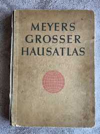 Meyers Grosser Hausatlas 1938 przedwojenny niemiecki atlas świata