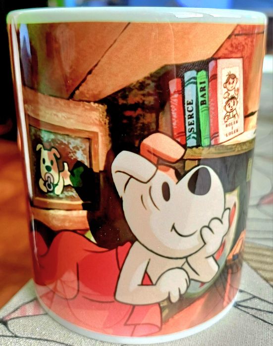 Nowy kubek Ceramiczny Reksio prezent dla fana PRL