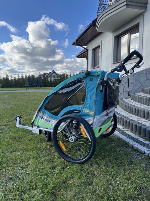 Przyczepka rowerowa Riksza Qeridoo Sportrex 2