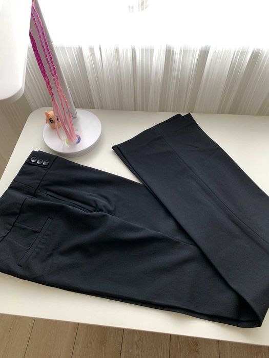 Нові теплі брюки класичні сині фірмові Zara basic M