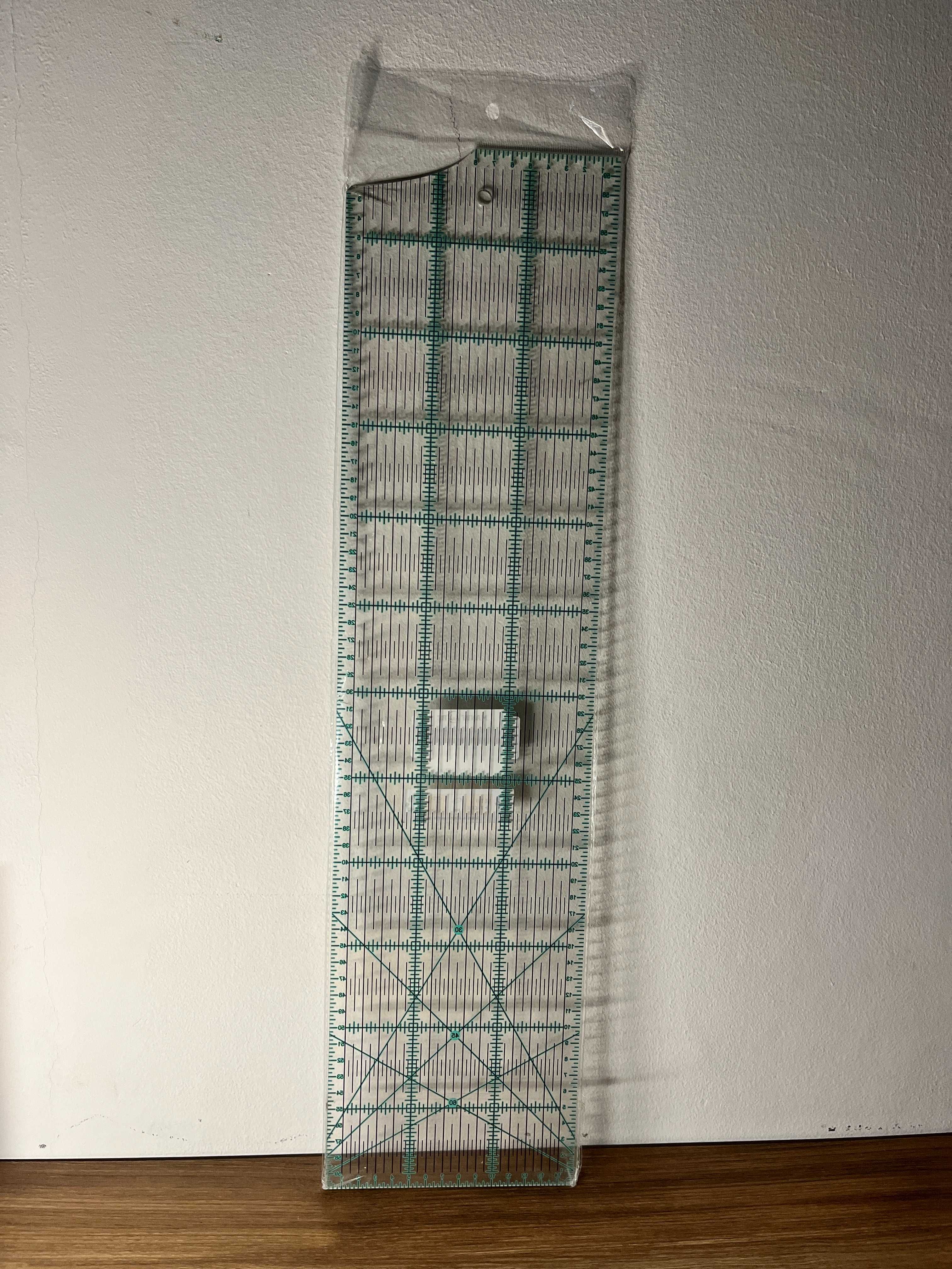 Linijka metryczna do pikowania, 15*60 cm, krawiecka