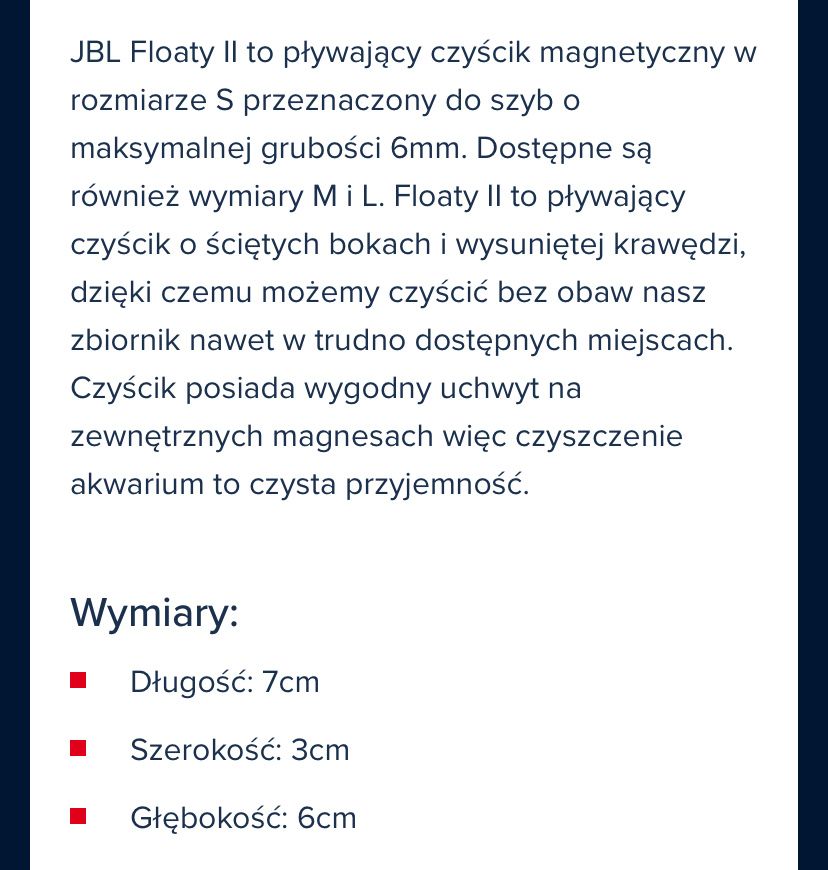 JBL czyścik akwariowy