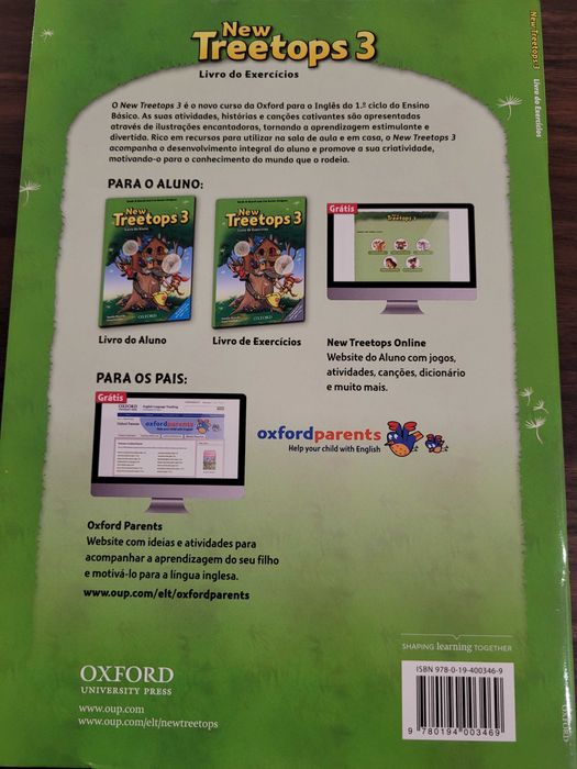 New Treetops 3 Oxford Livro de Exercícios Inglês 3° Ano