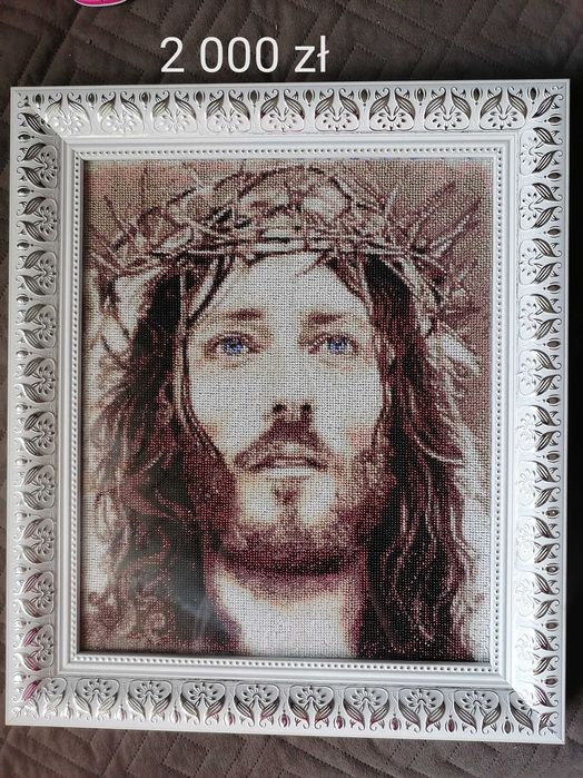 Sprzedam obraz ręcznie wyszywany