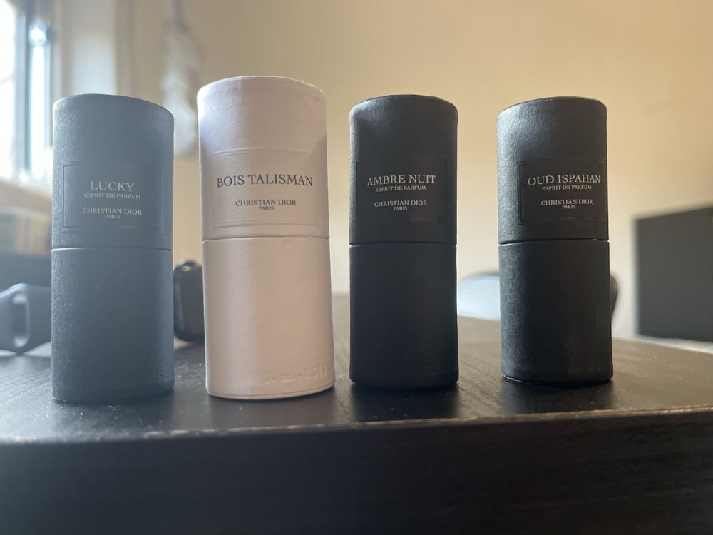 Miniaturas Dior Esprit de parfum 4 Fragrâncias (Lucky, Bois talismam