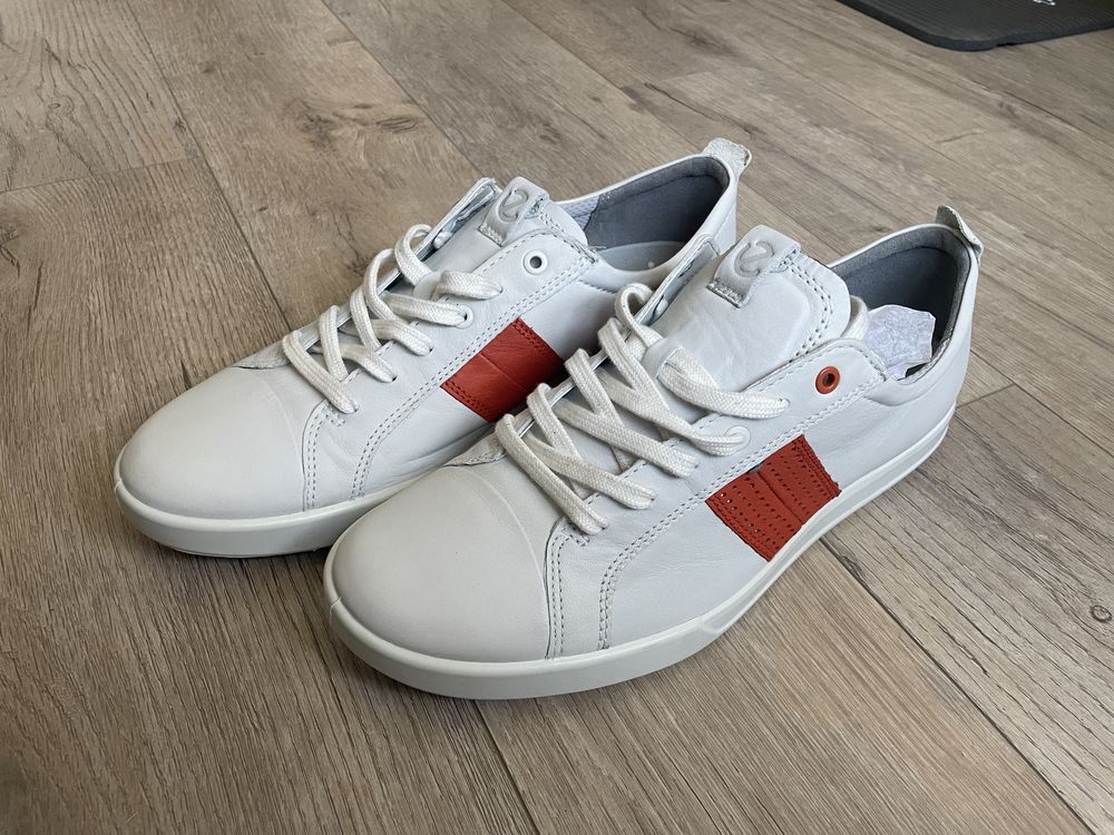 Продам кеди ECCO Colin 2.0 білі нові 45 розмір