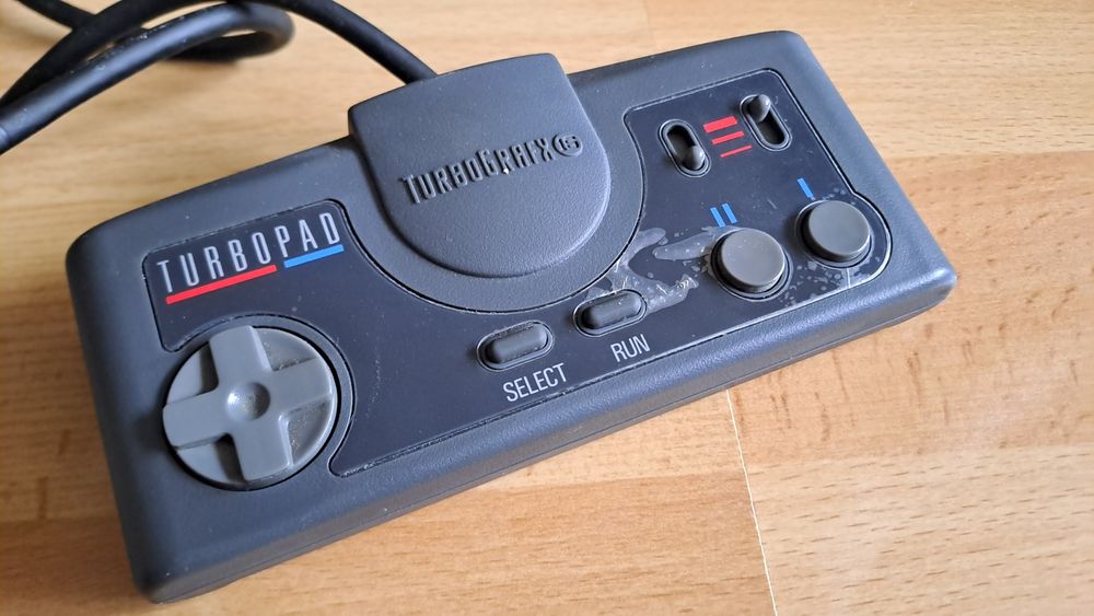 Turbografx - wersja PAL, pełen komplet z dwiema grami