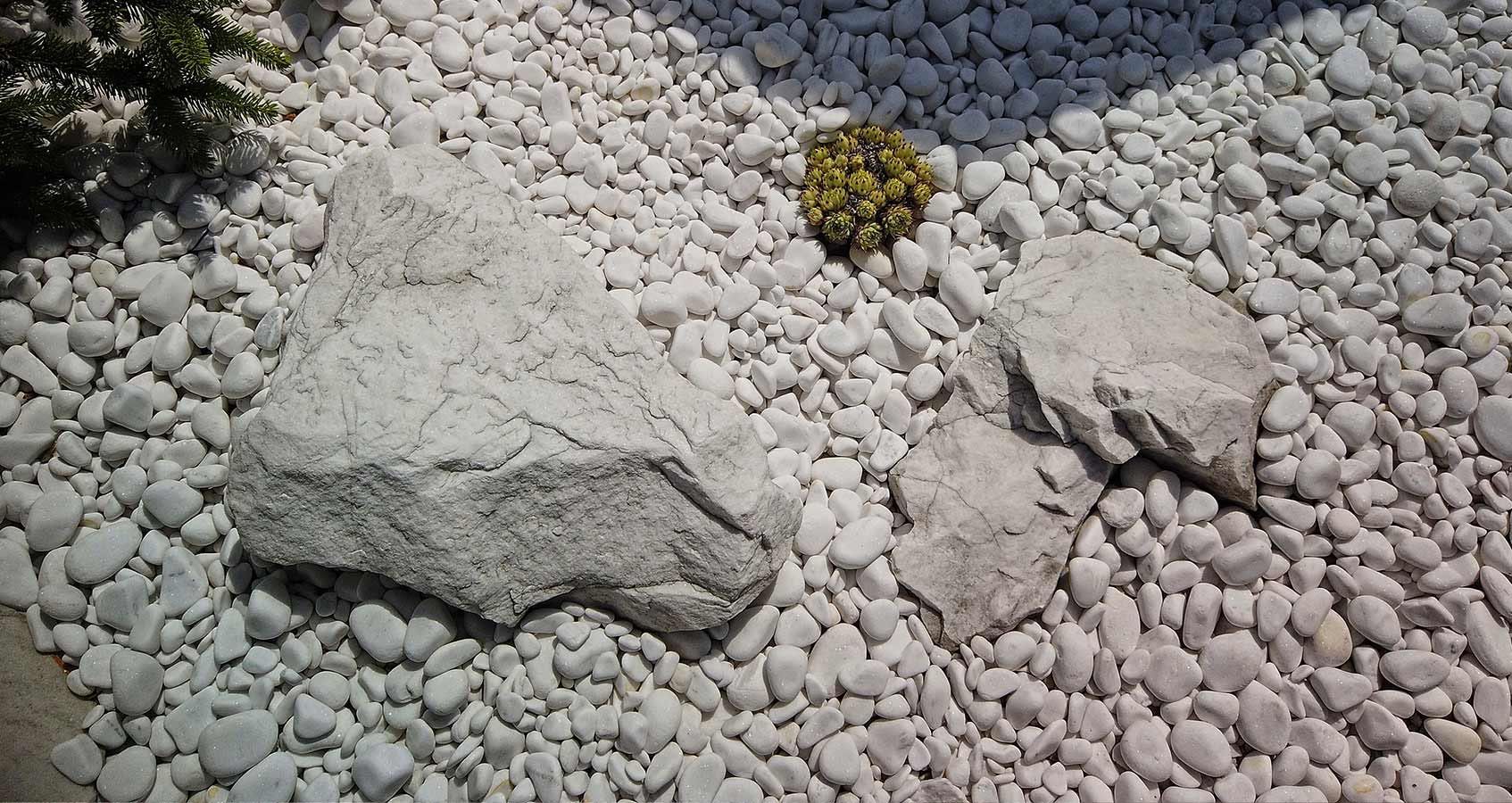 Kamień dekoracyjny otoczak biały Thassos. Dostawa do 2 dni