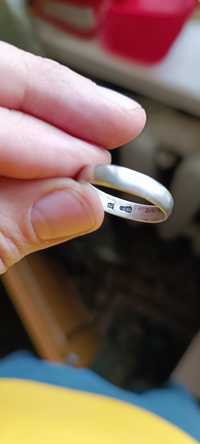 Серебряное обручальное кольцо до 1917 года 21 размер