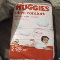 Подгузники Huggies Ultra Comfort размер 3 (5-9 кг), 78 шт