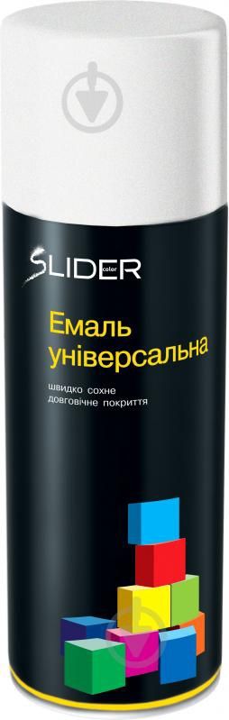 Фарба- аерозоль slider універсальна 400мл чорна біла