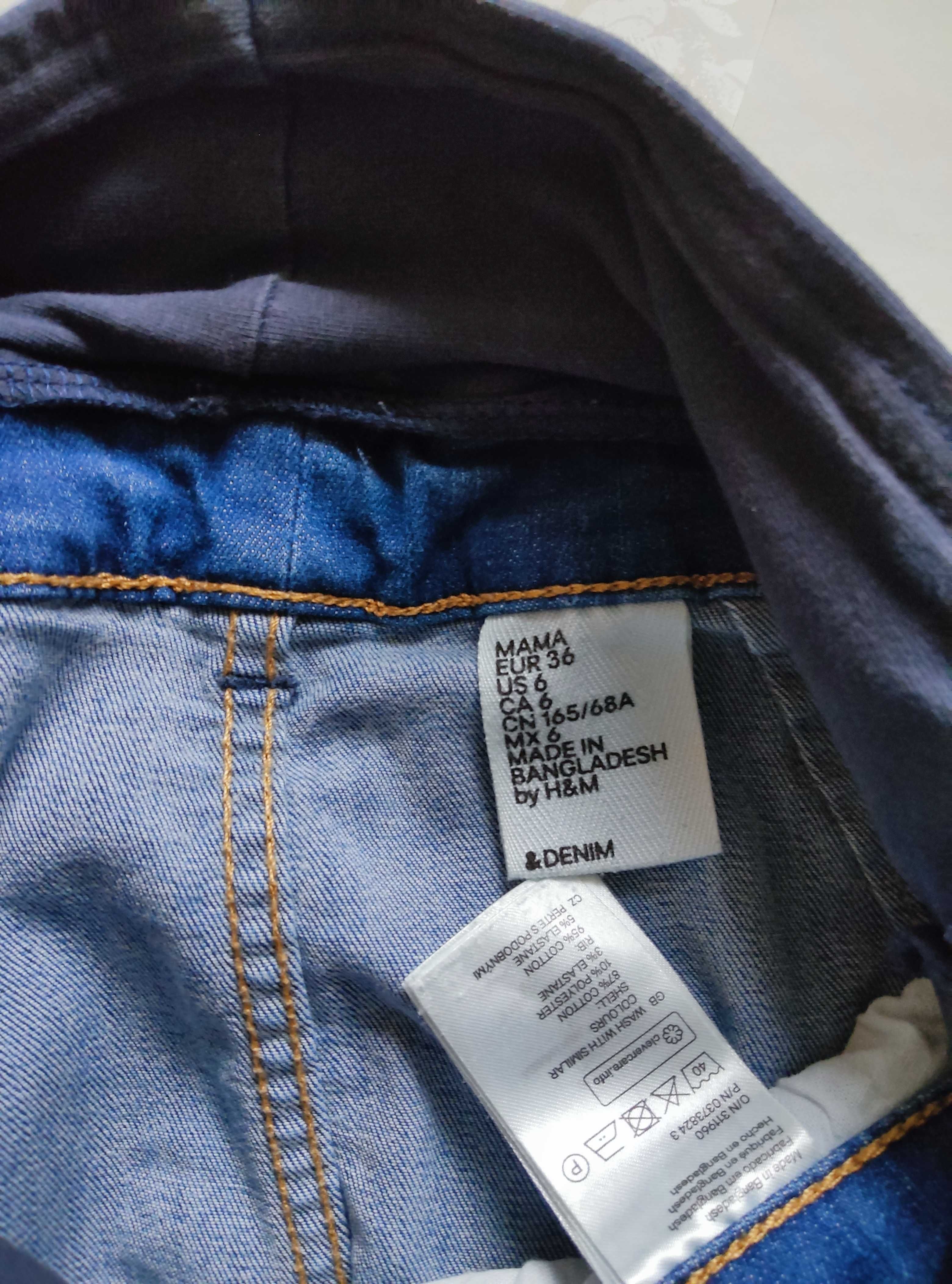Спідниця джинсова для вагітних H&M Mama EUR 36 розмір