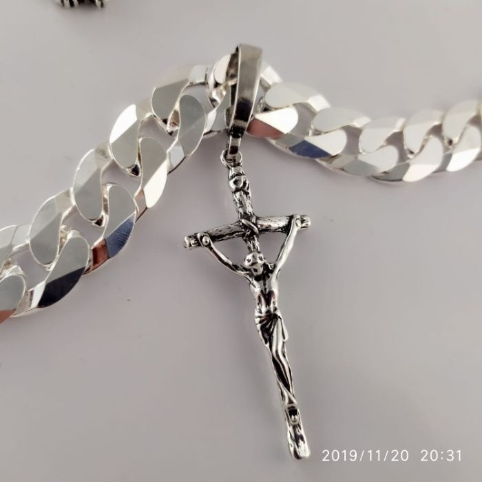 Duży łańcuch i krzyż do kompletu  236 g./65 cm. krzyż do uzgodnienia