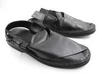 Hush Puppies skórzane męskie sandały czarne 45