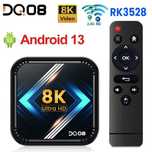 Новий Smart TV Box Vontar 2025 DQ08 4/64 ГБ с голосовым пультом