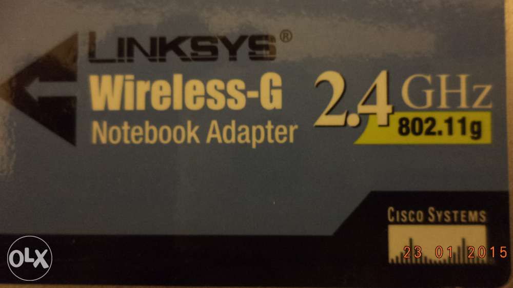 Wireless - G Notebook Adapter 2.4GHZ 802.11g - Linksys