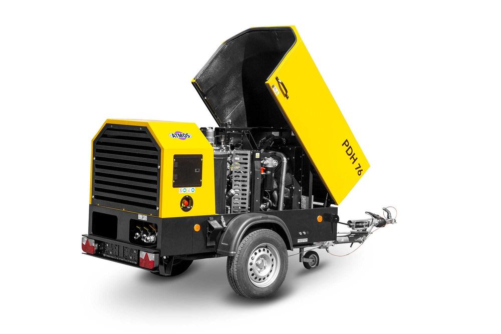 Przewoźny kompresor ATMOS PDH 76 – 7,6 m3/7 bar