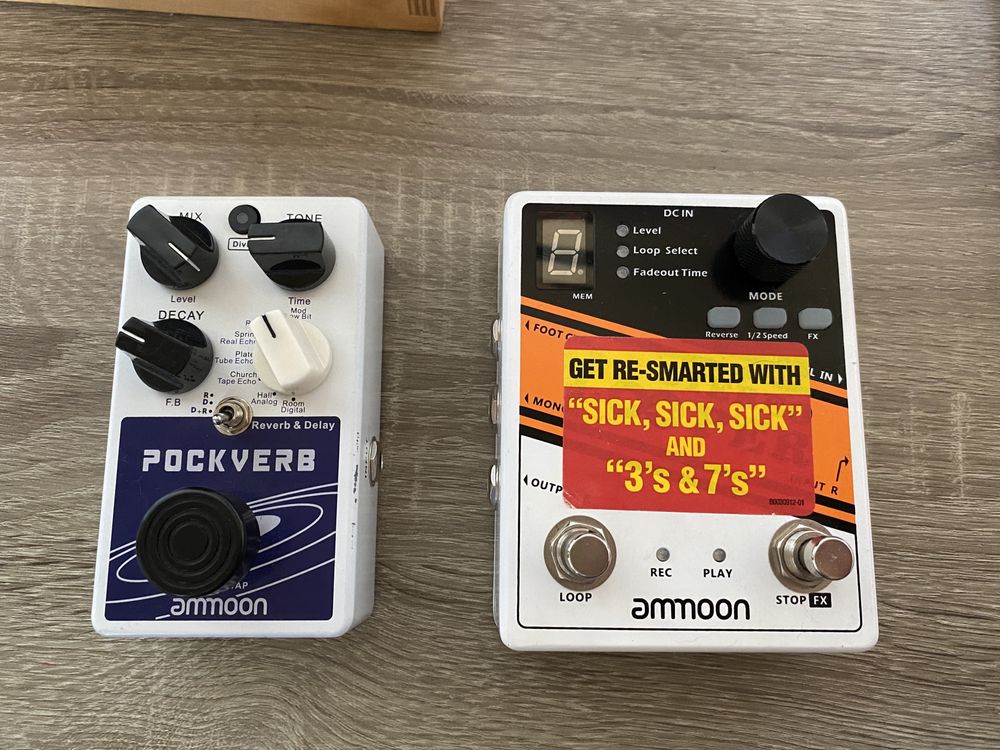 Педалі гітарні ammoon stereo looper pockverb