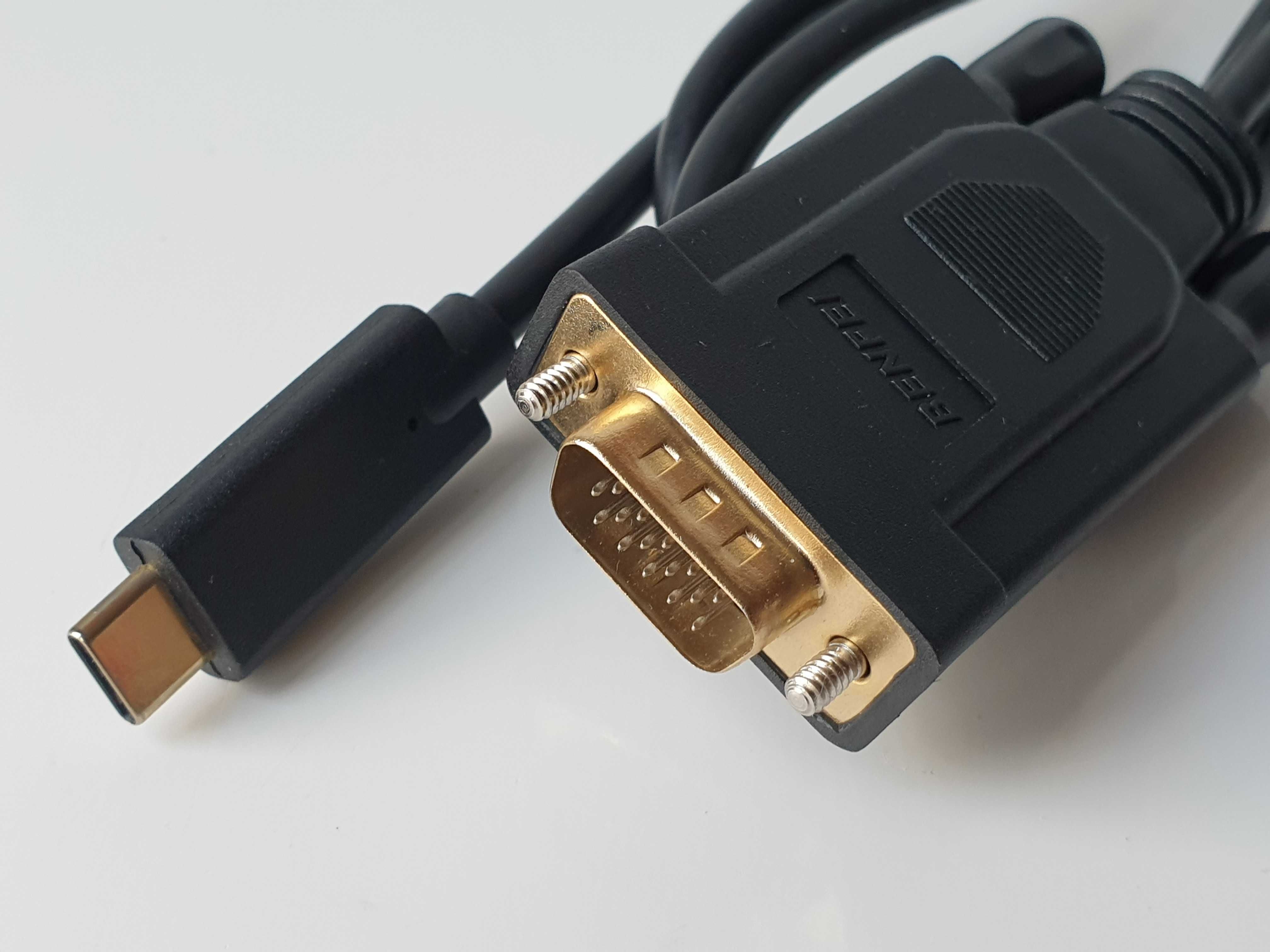 кабель USB type C to VGA  Thunderbolt 3/4 MacBook/Pro, iMac, Surface