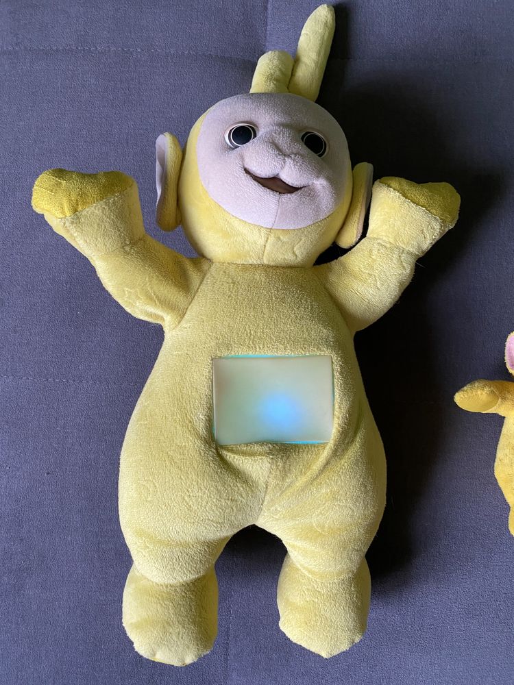 Teletubbies Lala 2szt duży interaktywny