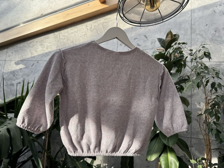 Sweterek Zara 104 liliowy