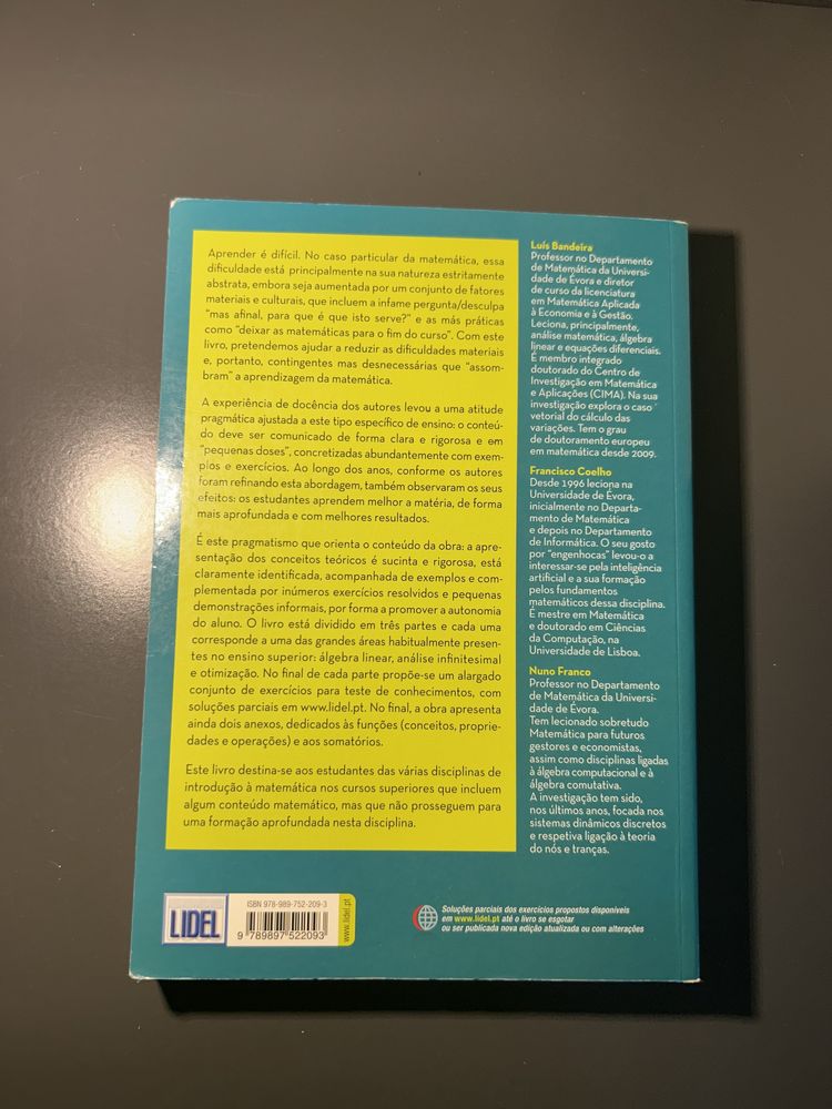 Livro de Introducao à Matematica