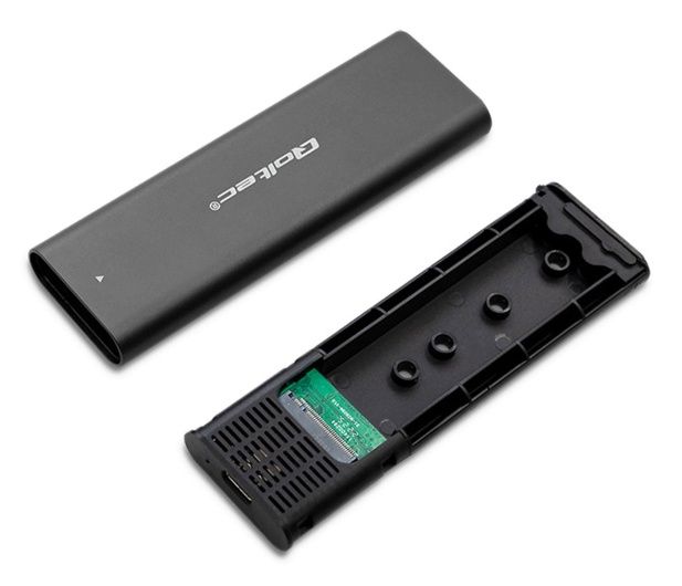 NOWA Qoltec Obudowa do dysków M.2 SSD NVME USB typ C 3.1 Gen 2 adapter