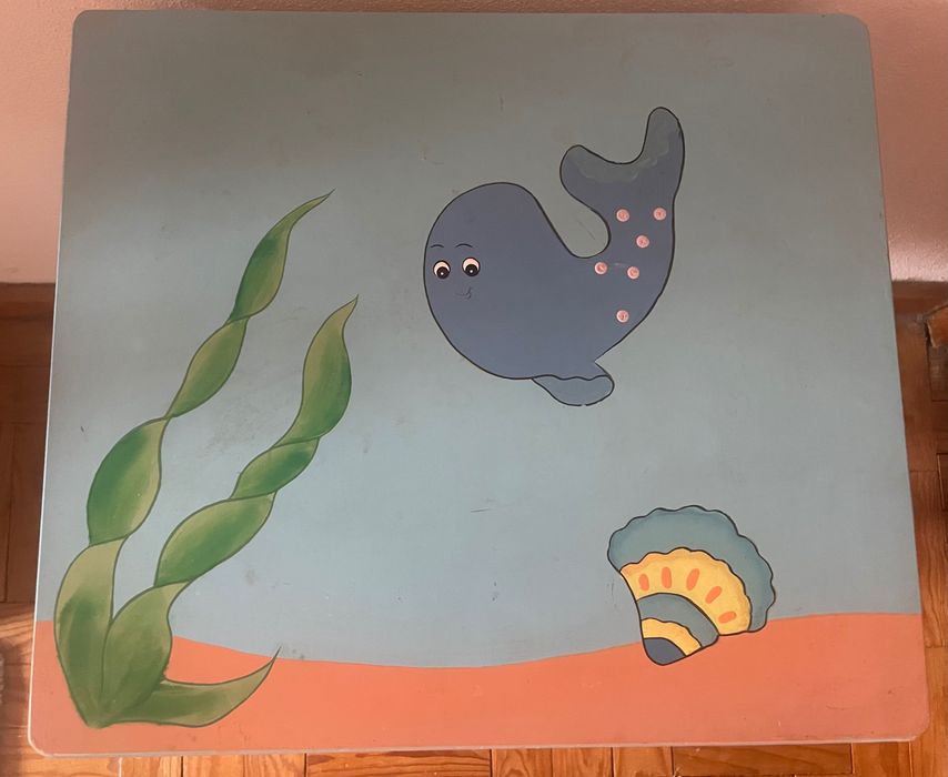 Mesinha de cabeceira criança madeira maciça