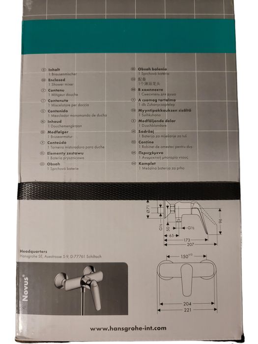 Hansgrohe Novus Chrom
