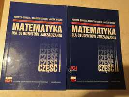 Matematyka dla studentów zarządzania Gurgul, Suder, Wolak AGH