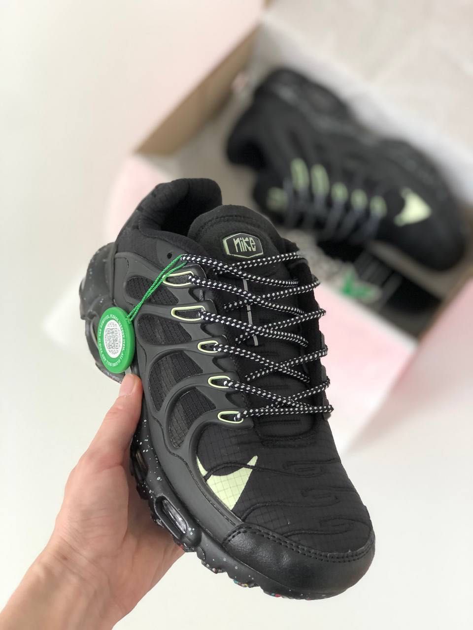 Мужские кроссовки Nike Air Max Tn Terrascape Black Green. 40-45