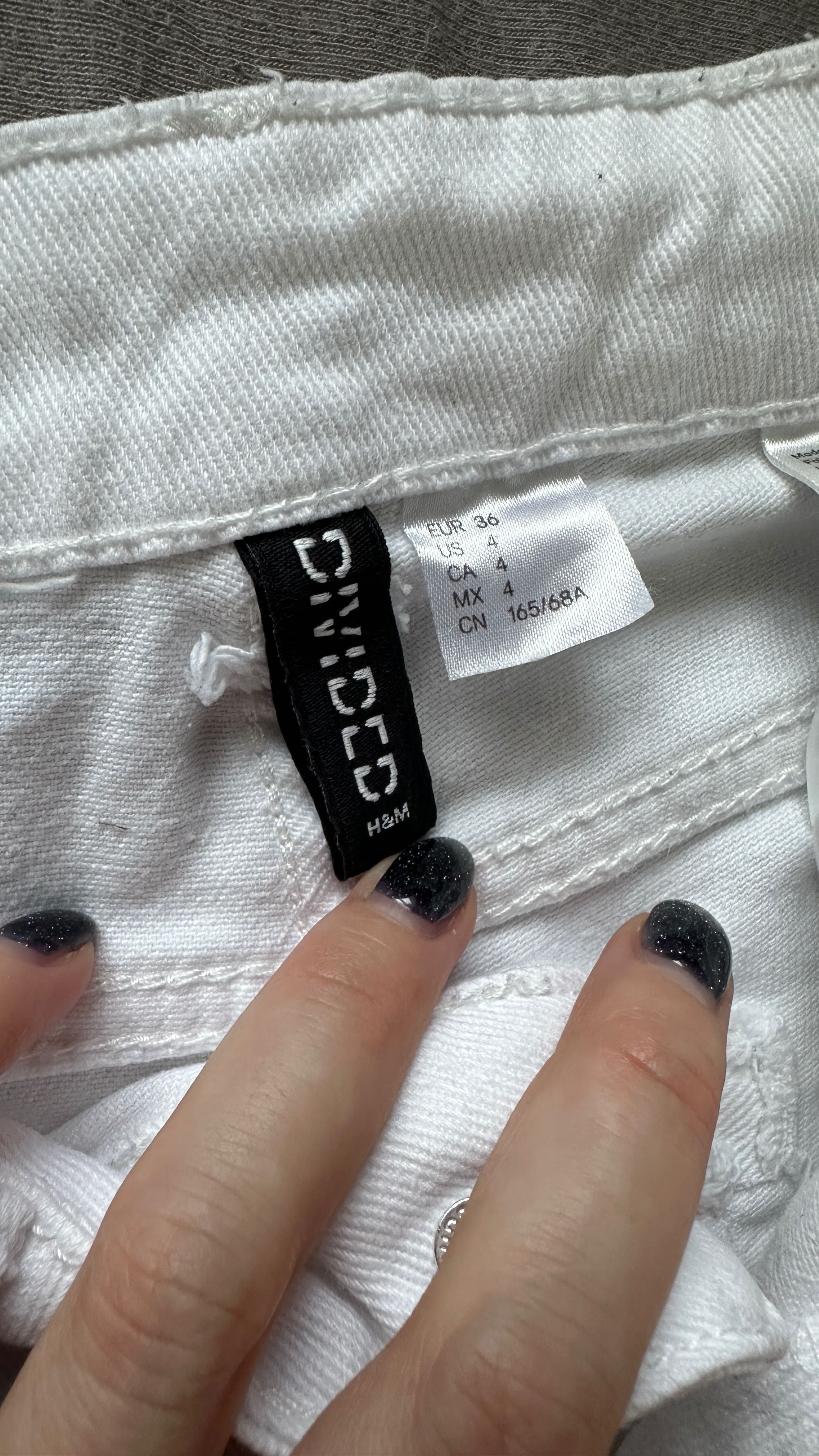 Jeansy dżinsy H&M damskie