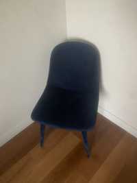 Niebieskie krzesla x2 sztuki cena ze dwie sztuki