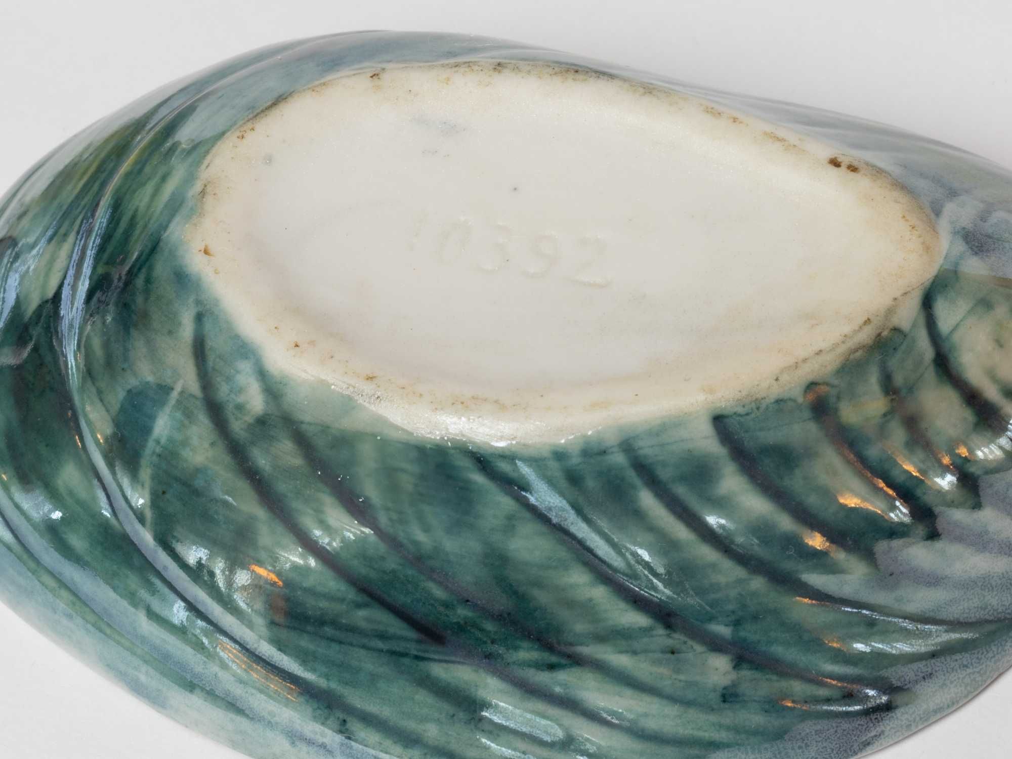 Mulher pin up concha porcelana Goebel Art Deco | 1929