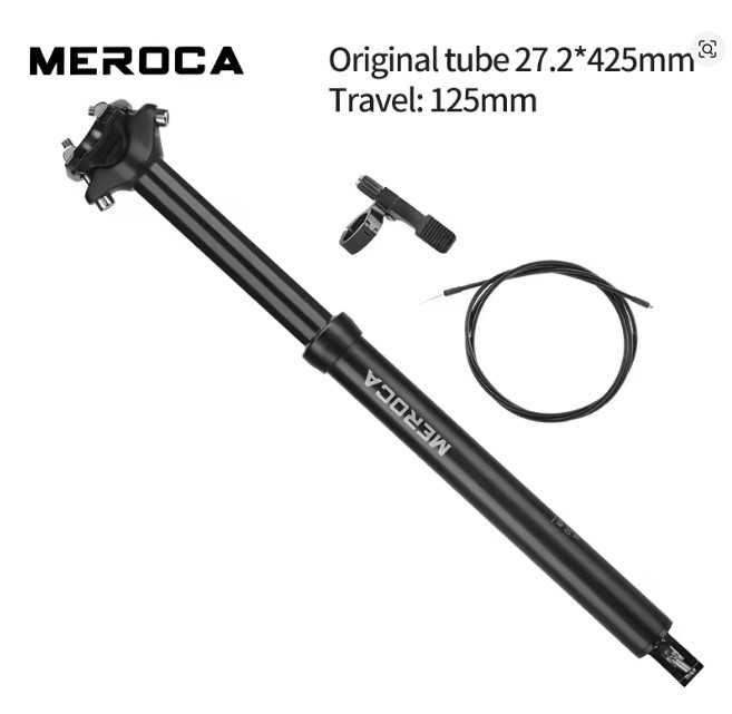 Sztyca rowerowa (dropper myk myk) regulowana MEROCA średnica 27,2mm